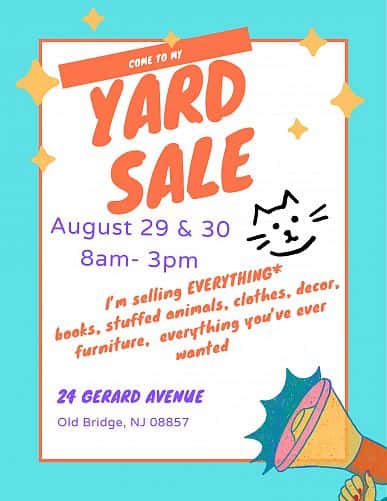 Yard Sale 🌸