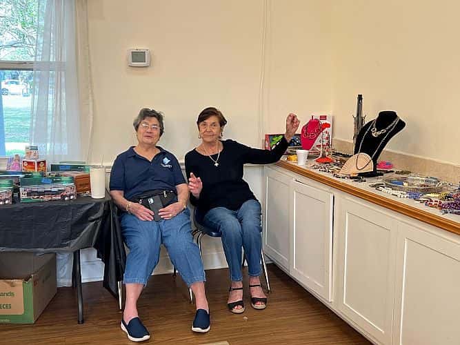 Church Yard Sale - INSIDE Parish Hall!