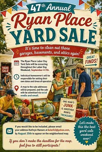 Ryan Place Neighborhood Garage Sale - Multiple Homes Participating!