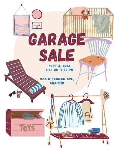 Cleaning out our Garage Sale!