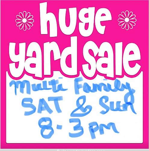 Multi-family Yard Sale