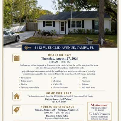 South Tampa Estate Sale