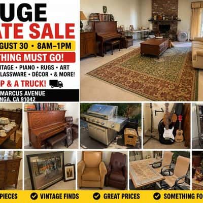 HUGE Estate Sale Sunday - Furniture, Vintage, Decor + More