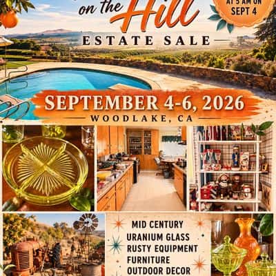 The House on a Hill Woodlake Estate Sale