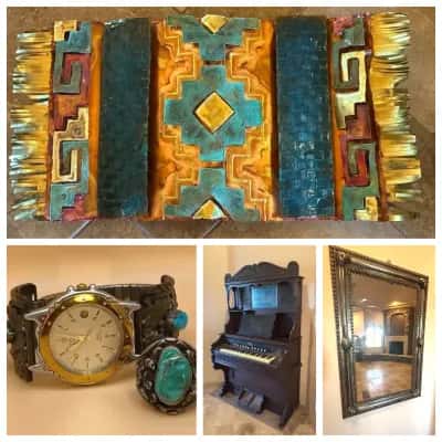 Cave Creek Unique - SW Copper Art, Antiques, Jewelry, Gun Safe - Ends 9/30, **PU 10/6