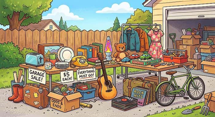LAST GARAGE SALE OF THE SUMMER