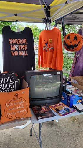 HALLOWEEN garage sale 19717 Parker St. Livonia MI 48152