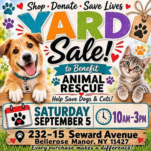 Huge Yard Sale Benefitting Animal Rescue