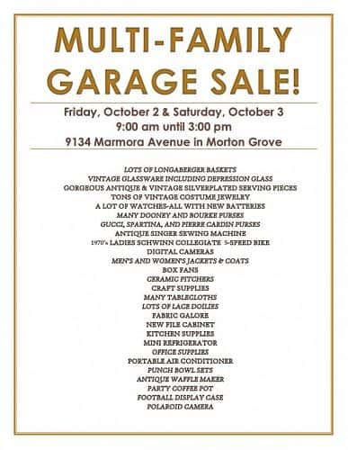 Multi-Family Garage Sale