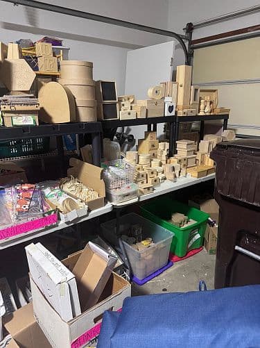HUGE CRAFT SUPPLIES GARAGE SALE