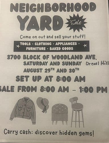Neighborhood Yard Sale