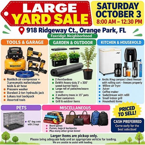 Large Yard Sale - Tools, Garden & Household — photo 1