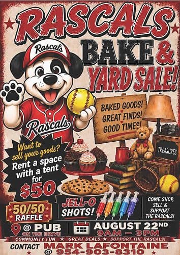 RASCALS SOFTBALL YARD SALE — photo 1