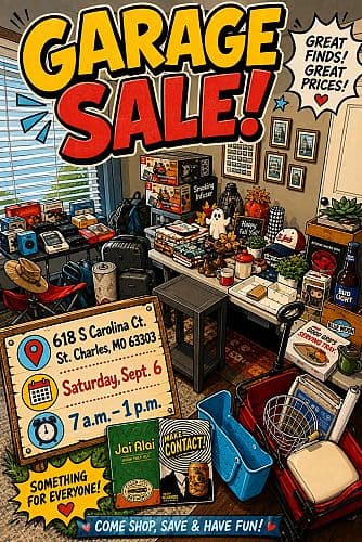 Saturday Only Garage Sale