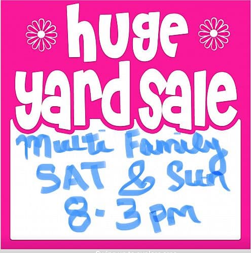 Multi-family Yard Sale