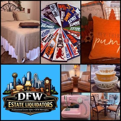 ~Incredible Addison Estate Sale! Vintage Pyrex, MCM Blu Dot Chairs, Leather, Appliances, Fitness Equ