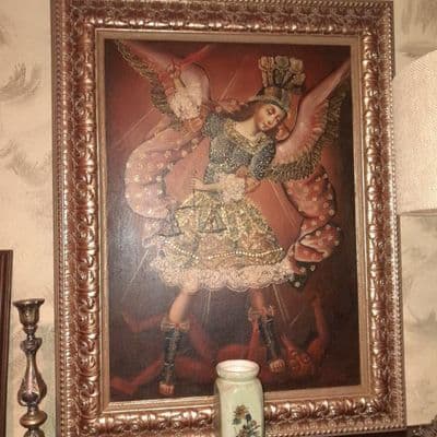 ECLECTIC, ART FILLED ESTATE: PAINTINGS, SIGNED POTTERY, FURNITURE, PIANO, LAMPS, ANTIQUES, VINTAGE