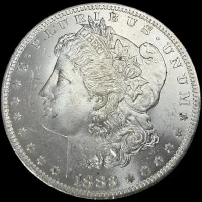 Antique Brilliant Uncirculated Silver Dollar Coin Collection Sale Featuring Silver Morgans and Peace