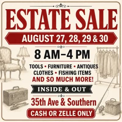 Private Inside and Outside Estate Sale-Tools Fishing Gear, King Sized Mattress, Cameras, Antiques, V