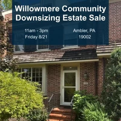 Willowmere Community Downsizing Estate Sale