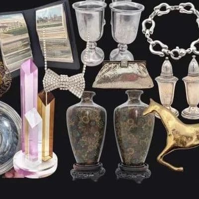 More Treasures at the Warehouse! Jewelry, Sterling Silver, Tools, Collectibles, Pottery, & More