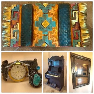 Cave Creek Unique - SW Copper Art, Antiques, Jewelry, Gun Safe - Ends 9/30, **PU 10/6