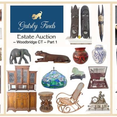 Part 1 ~ Woodbridge YALE Anthropologist Estate ~ Antiques, Africana~ Fossils, Oddities ~ Gold Jewelr