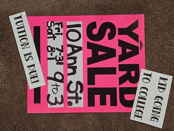 Garage sale