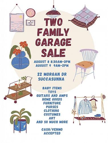 Two family garage sale