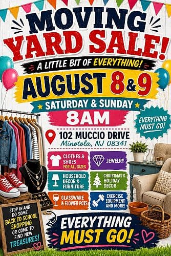 Yard sale — photo 1