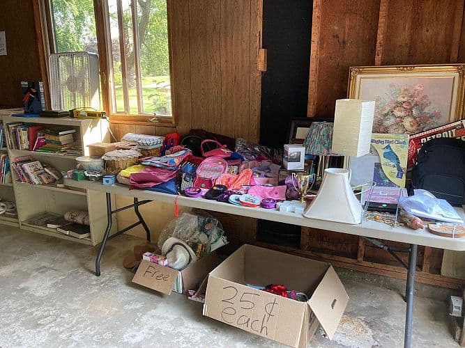 Garage Sale rain or shine!