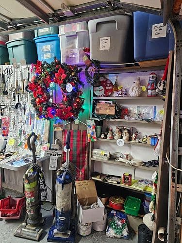 Neat & Organized Garage Sale