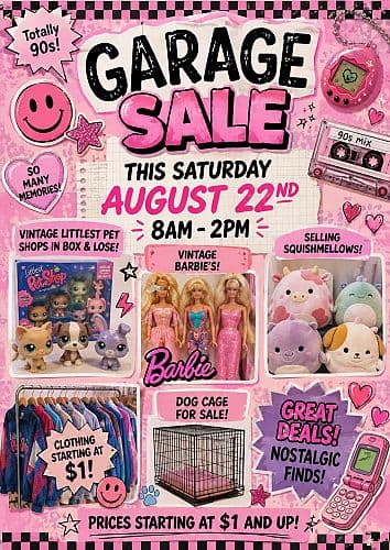 Nostalgic garage sale vintage LPS and Barbie’s