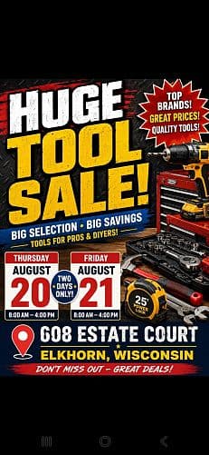 MEGA Tool Sale