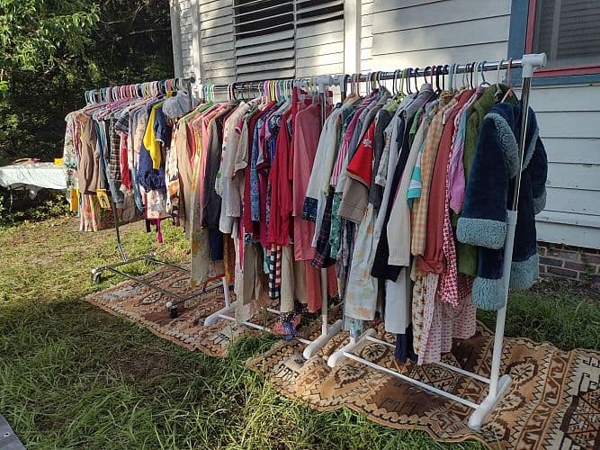 Vintage Clothes Yard Sale Sanford 1610 S. Park Ave Friday 8-21 & Saturday 8-22