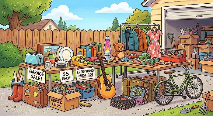 LAST GARAGE SALE OF THE SUMMER