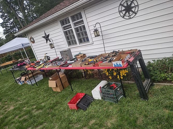 Really Huge yard sale 50% off Saturday!!