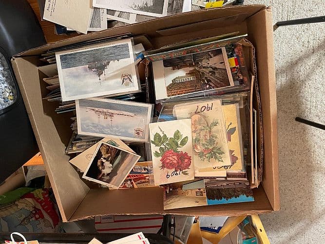vintage Postcards, US Coins & stamps, Ephemera , military and much more