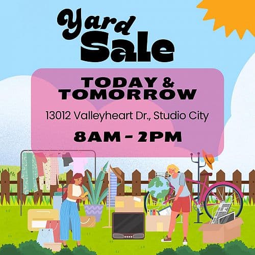Studio City Valleyheart Yard Sale