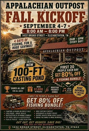 🔥 HUGE OUTDOOR STORE BLOWOUT UP TO 80% OFF - 4 DAY EVENT 🔥 Sept 4th-7th