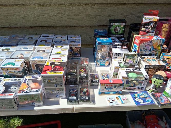 Large yard sale