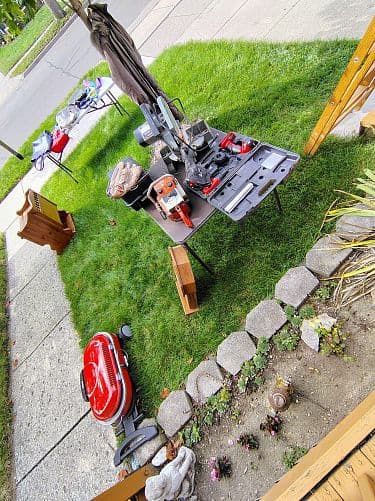 Multifamily Yard Sale-Rain or Shine-on porch & inside