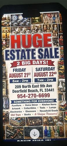 Huge Estate Sale