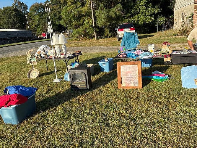 MULTI SELLER YARD SALE BEFORE WEEKEND RAIN SALE