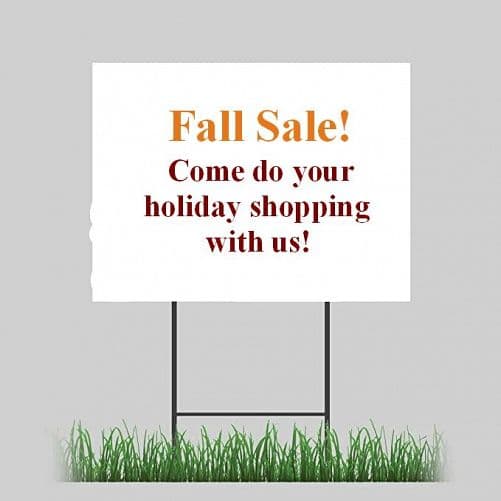 Fall Sale