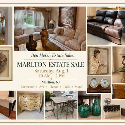 Ben Hersh - Marlton ONE DAY ONLY Estate Sale - Art, Home Furnishings & More — photo 1