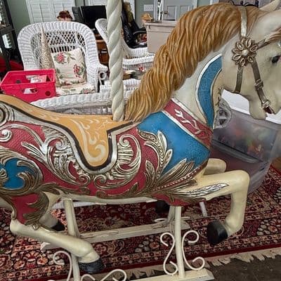 25% OFF MOST !!!! Waleska Lake Arrowhead Sale. EASY GATED ENTRY! Carousel horse, jewelry, furniture