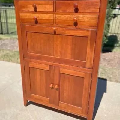 Victorian marble top dresser, Ethan Allen high chest, decorative misc., MZ Rambler Bad Boy Zero-Turn