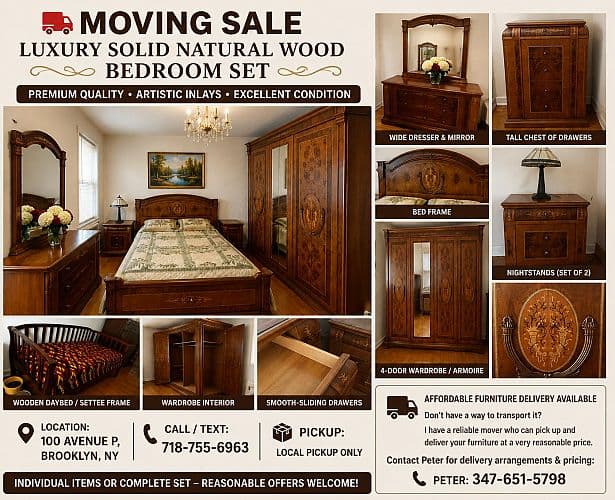 🏠 MOVING SALE - ALL FURNITURE MUST GO!