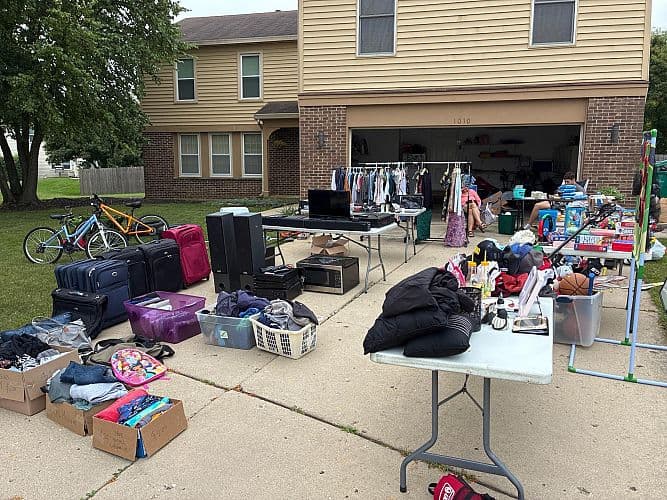 Garage sale Sat and Sunday 9/5 and 9:6
